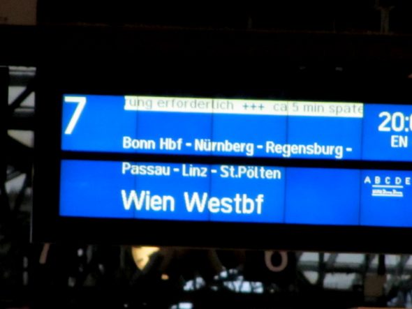 Mit dem NJ421 durch die Nacht - Erfahrungen mit dem ÖBB-Nachtzug von Köln nach Wien