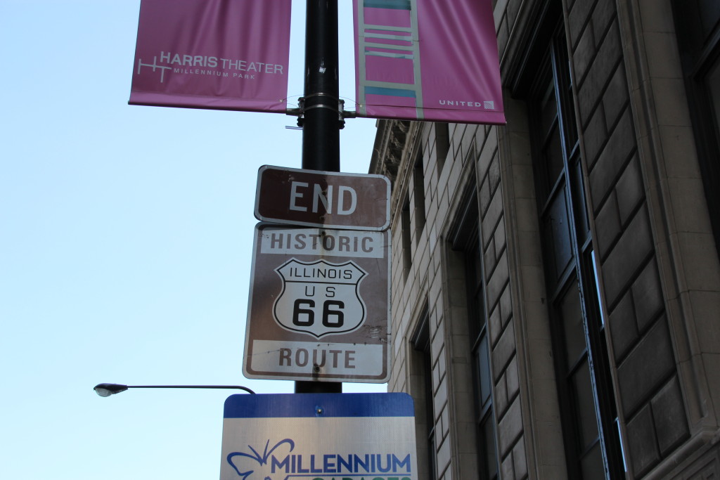 Route 66 in Chicago - End