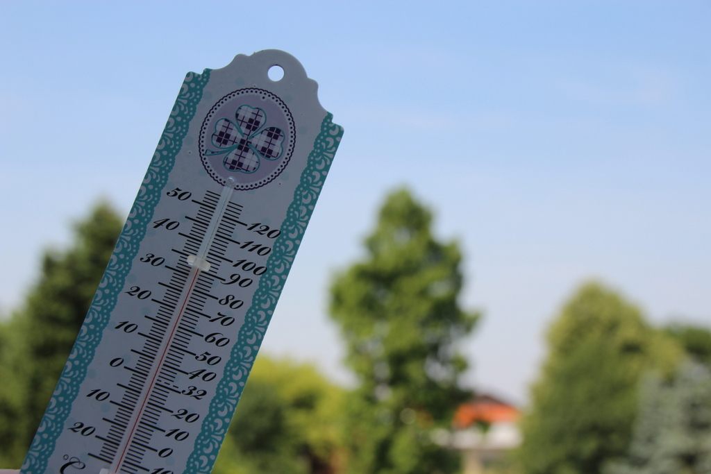 Hitze in Deutschland - Thermometer