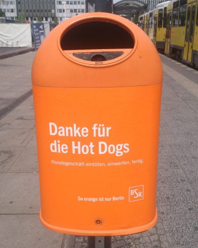 Die sprechenden Mülleimer von Berlin
