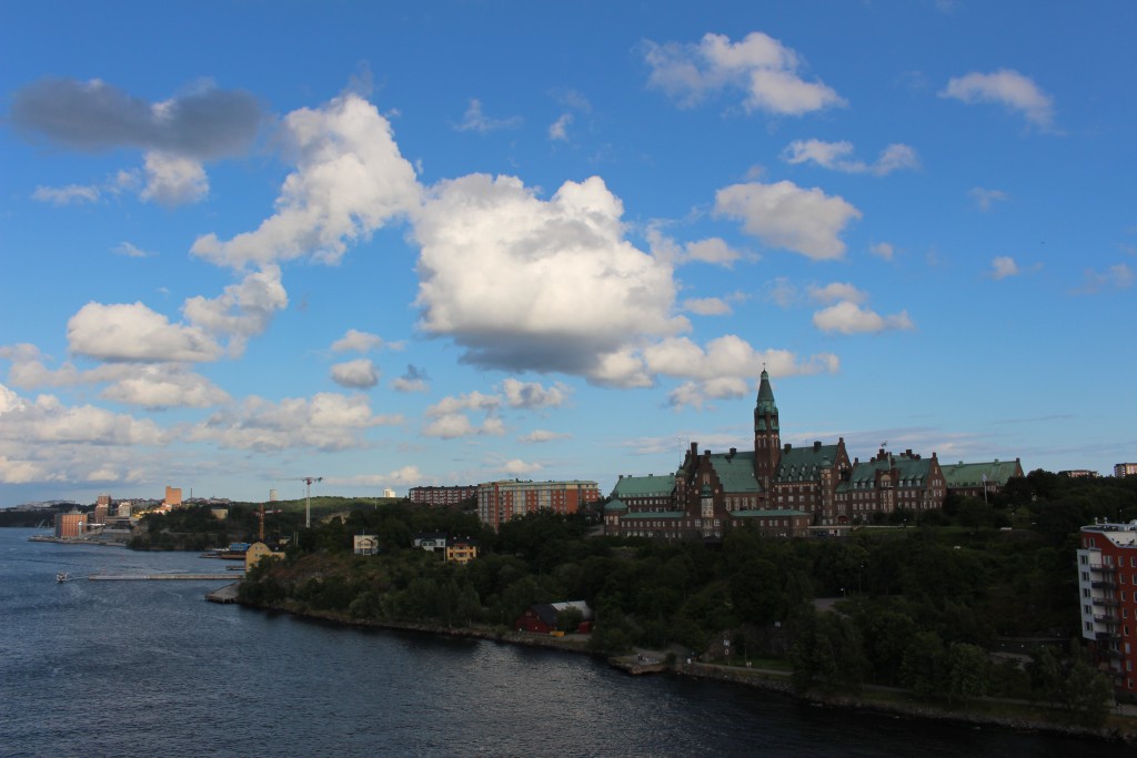 Stockholm - Blick auf die Stadt vom Schiff