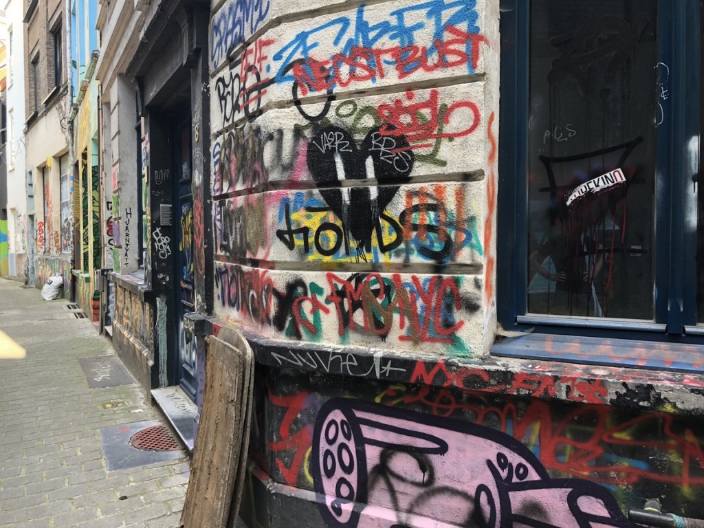 Kunst in der Stadt - Streetart in Antwerpen