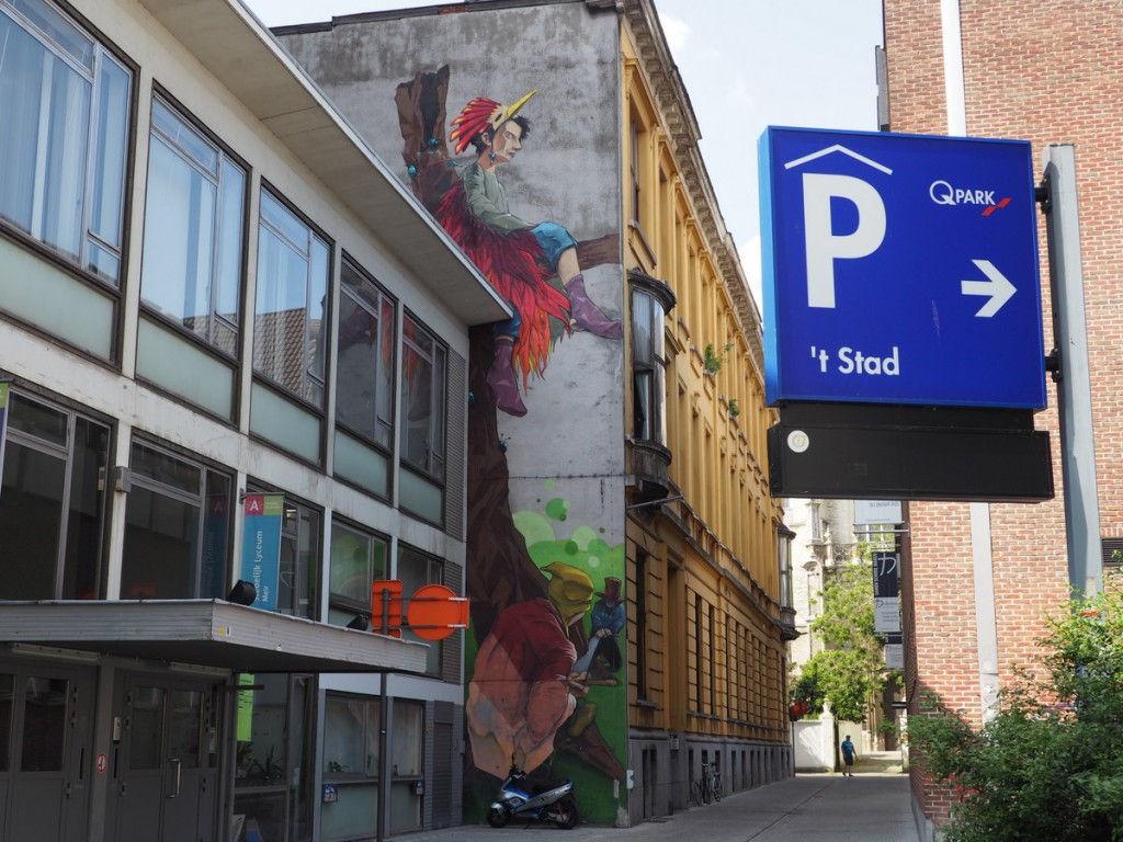 Kunst in der Stadt - Streetart in Antwerpen