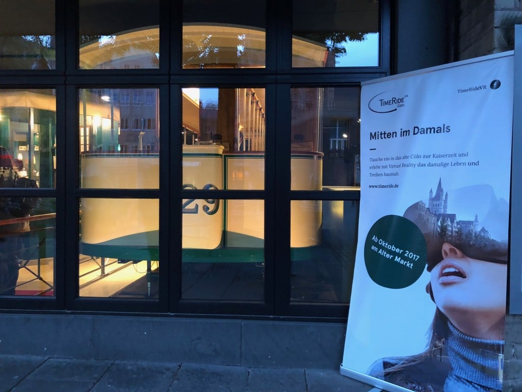 Timeride - eine digitale Straßenbahn-Zeitreise durch Köln