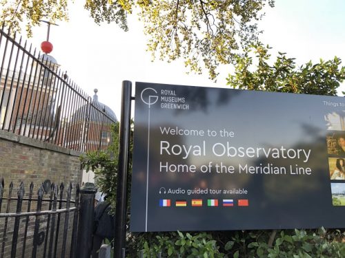 Observatorium und Nullmeridian Greenwich