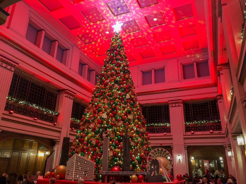 Weihnachtszeit in Chicago amerikanische Weihnachten in Windy City