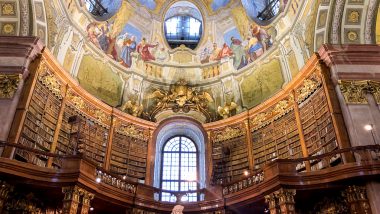 Bibliothek in Wien - Kurzreise in Europa