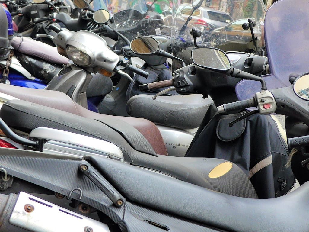 Motorroller in Neapel