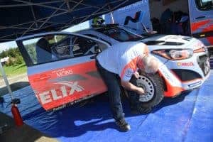 Beifahrer im Hyundai i20 WRC - Rallye Feeling mit Hayden Paddon