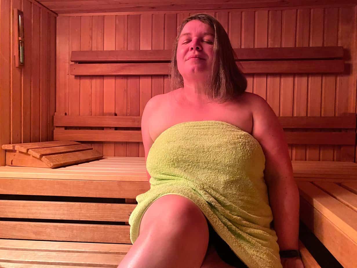Sauna im Hotel Polisina Ochsenfurt