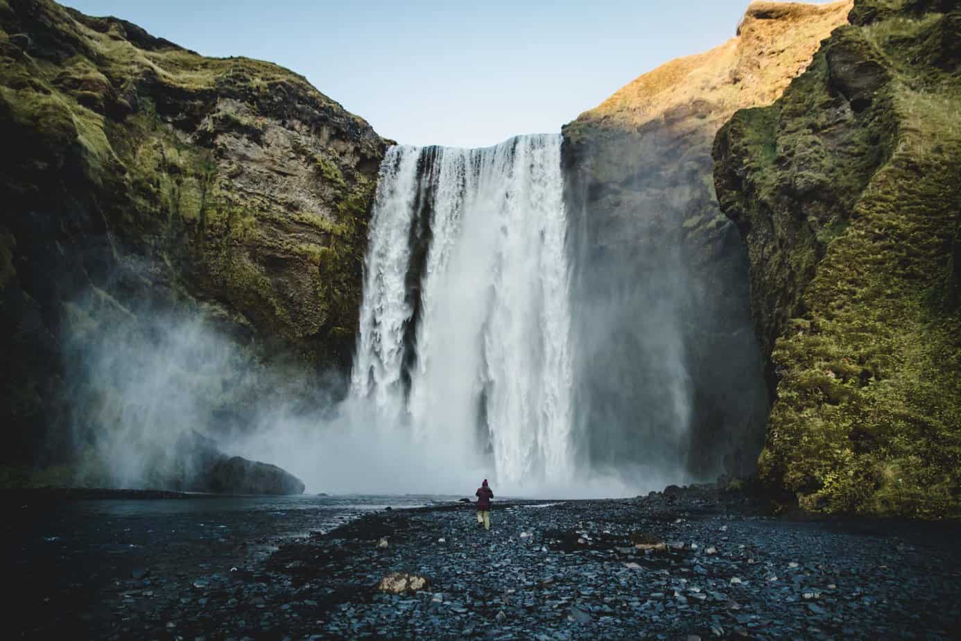 Island Wasserfall und Janett