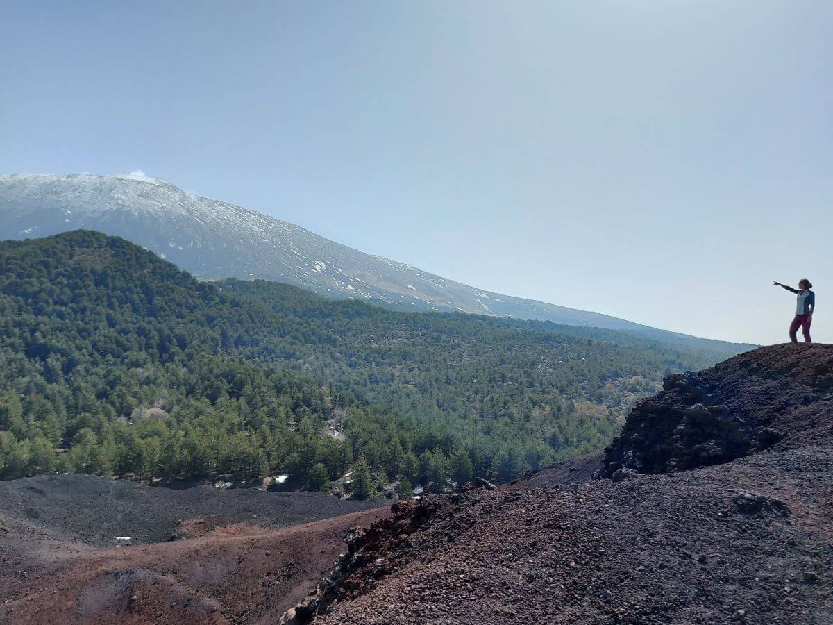 Sizilien - Blick auf den Vulkan Aethna