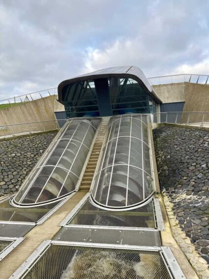 De Heining für Fische Winter in Friesland: An der niederländischen Wattenküste