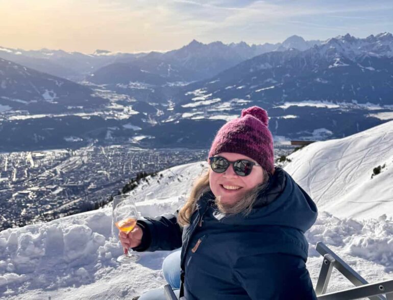 Mit dem Aperol den Ausblick genießen Ein etwas anderes Winter-Wochenende in Innsbruck