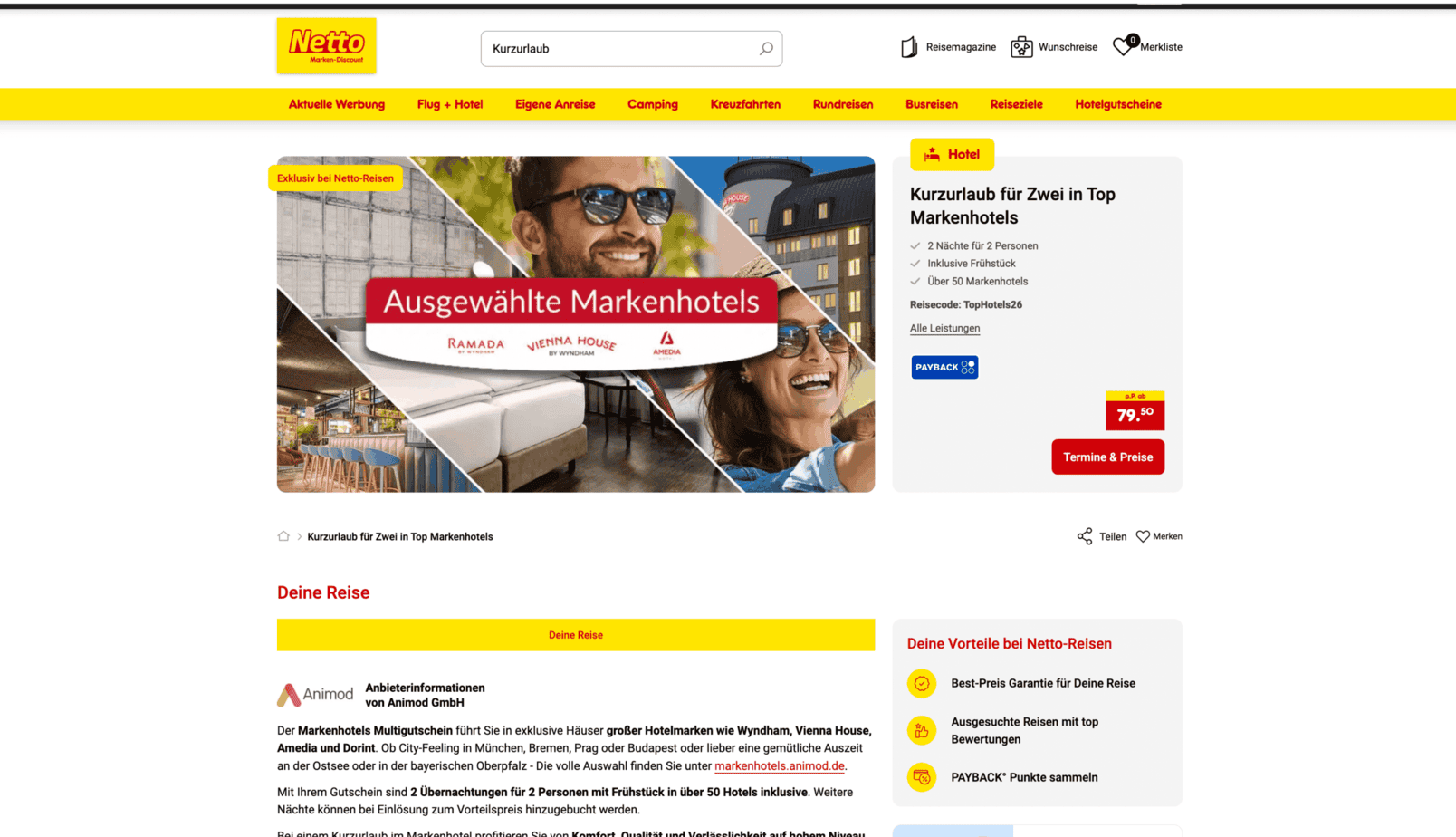 Lohnt sich der Miniurlaub vom Discounter (Aldi, Netto & Co.)?