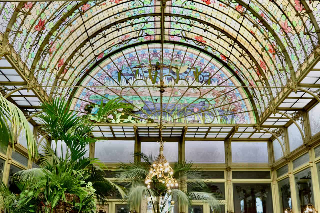 Jugendstil in Belgien - Das Ursulineninstitut bei Mechelen Jugendstil im Wintergarten des Ursulineninstituts